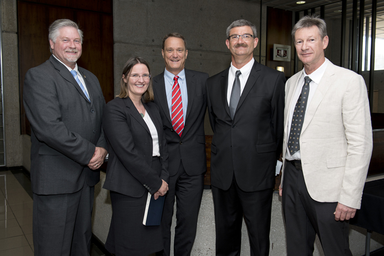 Kevin Hustler, Catriona Purfield, Steve Burgess, Hendrik Llyod, and Paul Poisat