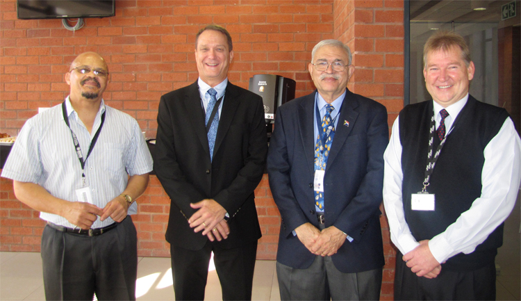 Prof Arnolds, Prof Burgess, Prof Malhotra, and Mr. Mouton